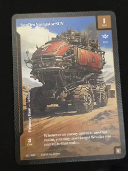 Wonders of The First Sunfire Navigator SUV Epic Rare Call Of The Stones - Image 1