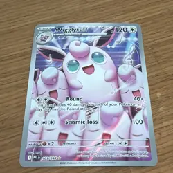 Wigglytuff Illustration Rare 105/094 Phantasmal Flames Pokemon Card NM - Image 1