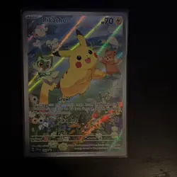 Pokemon TCG Pikachu 088 Sv: Scarlet & Violet Promo Full Art Holo Card 70 HP - Image 1