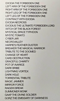 Exodia The Forbidden One Yugioh 40 Card Pack Brand New Sealed in Tin - Image 2