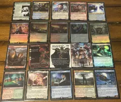 MTG Magic Final Fantasy 21 Card Lot Rare Foil Borderless Showcase Mix - Image 1
