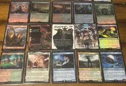 MTG Magic Final Fantasy 21 Card Lot Rare Foil Borderless Showcase Mix - Image 2