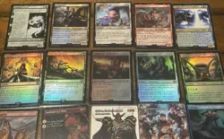 MTG Magic Final Fantasy 21 Card Lot Rare Foil Borderless Showcase Mix - Image 3