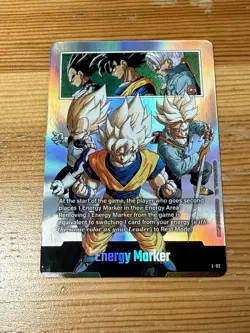 Bandai Dragon Ball Manga Booster Promo E-92 Energy Marker Holo Card EN NM - Image 1