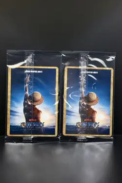Lot (2) Bandai One Piece Netflix Don Promo Card Tony Tony Chopper English SEALED - Image 2
