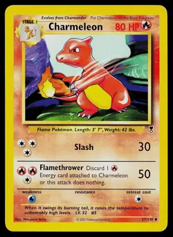 Pokemon Card - Charmeleon Legendary Collection 37/110 Uncommon - Image 1