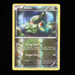 Pokemon TCG Axew 67/101 Plasma Blast Reverse Holo Common Card 2013 LP - Image 1