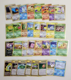 Japanese Neo Genesis Collection - New World - All Cards Near Mint - 32 Total - Image 1