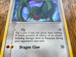 Pokemon TCG Rayquaza Holo Rare Card 3/17 Pop Series 1 Promos NM - Image 4