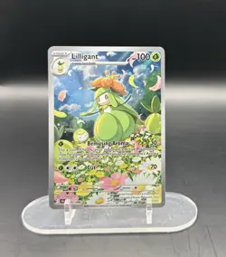 Lilligant 92/86 Black Bolt Illustration Rare Pokemon TCG Card NM - Image 1