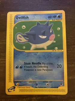 QWILFISH - 127/165 - Expedition Base Set - Common - Pokemon Card - Image 1