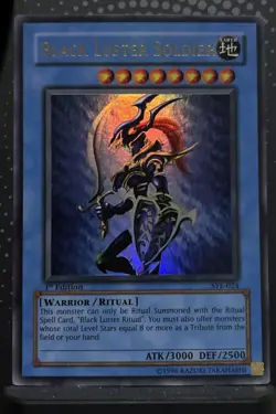 Yu-Gi-Oh Black Luster Soldier 1st Edition Ultra Rare Card TCG SYE-024 - Image 1