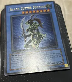 Yu-Gi-Oh Black Luster Soldier 1st Edition Ultra Rare Card TCG SYE-024 - Image 2