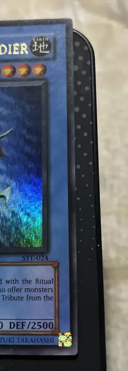 Yu-Gi-Oh Black Luster Soldier 1st Edition Ultra Rare Card TCG SYE-024 - Image 3