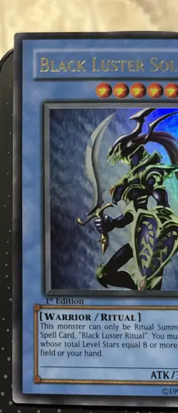 Yu-Gi-Oh Black Luster Soldier 1st Edition Ultra Rare Card TCG SYE-024 - Image 5