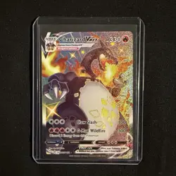 Charizard VMAX SV107/SV122 Shining Fates Shiny Vault Holo Rare Full Art Card - Image 1