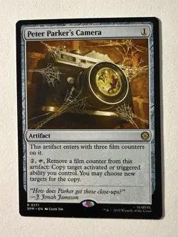 x1 Peter Parker's Camera SPM Spider-Man MTG 171 M/NM 1x - Image 1