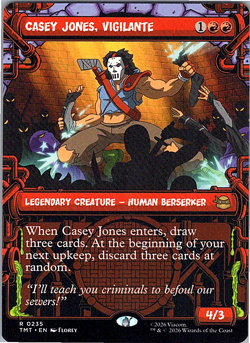 Casey Jones, Vigilante TMT Ninja Turtles MTG 235 M/NM - Image 1