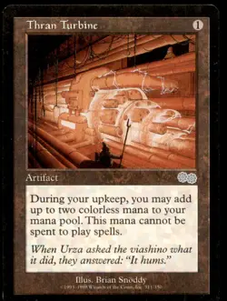 MTG Thran Turbine LP Light Play Urza's Saga [2611] - Image 1