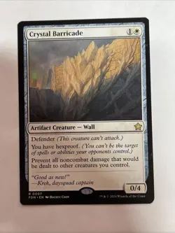 Crystal Barricade Foundations #7 Rare - Image 1