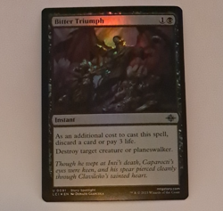Bitter Triumph Foil NM Magic the Gathering The Lost Caverns Of Ixalan LCI MTG - Image 1