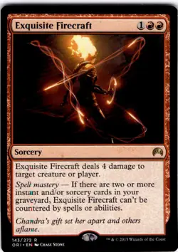Magic The Gathering Exquisite Firecraft Rare #143 - Image 1