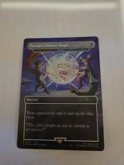 Porom's Silence Magic - Silence (Rainbow Foil) Secret Lair Drop Foil - Image 1
