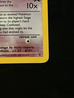 Pokemon TCG Mew Black Star Promo #9 Holo WOTC 2000 Vintage Wizards Of The Coast - Image 3