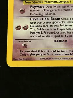 Pokemon TCG Mew Black Star Promo #9 Holo WOTC 2000 Vintage Wizards Of The Coast - Image 4