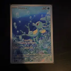Pokemon Horsea Illustration Rare 067/064 Sv: Shrouded Fable Holo Card - Image 1