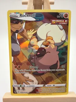 Rockruff Ultra Rare SWSH12: Silver Tempest Trainer Gallery TG07/TG30Pokemon TCG - Image 1