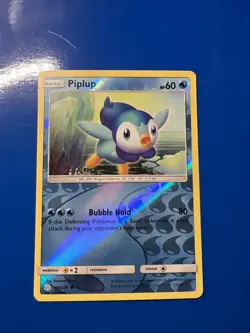 Pokemon TCG Piplup Sun & Moon - Cosmic Eclipse 54/236 Reverse Holo Common FrShip - Image 4