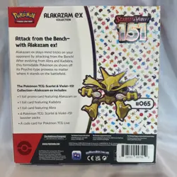 Pokemon TCG Scarlet & Violet 151 Alakazam Ex Collection Box SEALED! - Image 2