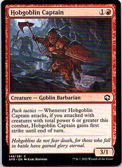 Hobgoblin Captain Adventures In The Forgotten Realms Near Mint X4 - Image 1