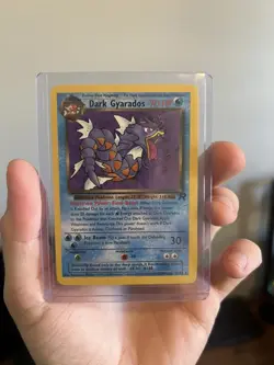 Dark Gyarados Team Rocket 25/82 Non Holo Rare Pokemon; LP - Image 1