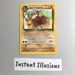 Dark Dugtrio Team Rocket Rare Vintage (Check Pics) Pokemon TCG - Image 1