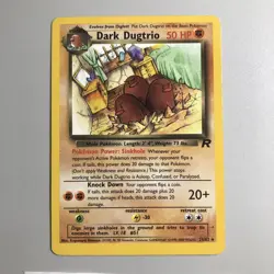 Dark Dugtrio Team Rocket Rare Vintage (Check Pics) Pokemon TCG - Image 2