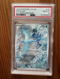 Pokemon Articuno 161/159 Sv09 Journey Together Illustration Rare Holo PSA 10 - Image 1