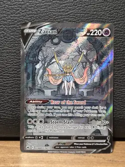 Zacian V GG48/GG70 Pokemon Crown Zenith: Galarian Gallery Ultra Rare Holo NM - Image 1