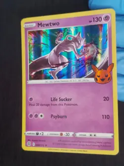 Pokemon Mewtwo Holo – Trick or Trade 2022 Halloween Set – Mint 💎 - Image 2