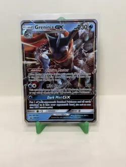 Pokemon TCG: Greninja GX SM197 Black Star Promo Sun & Moon 2019 - LP - Image 1