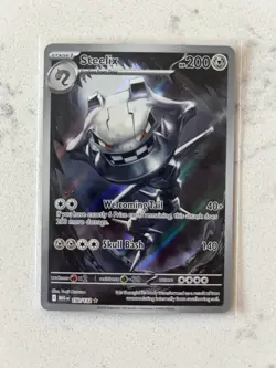 Steelix 150/132 Illustration Rare Mega Evolution Pokemon - Image 1