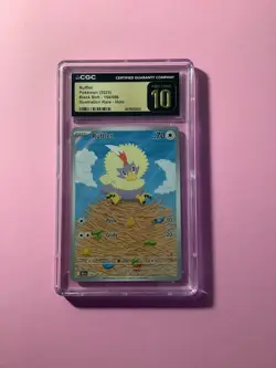 Pokemon TCG Rufflet IR Illustration 154 CGC 10 Pristine Black Bolt S&V Pop 2 - Image 1