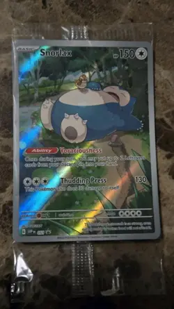 Pokemon TCG Snorlax 151 ETB Full Art Promo SEALED (with Player's Guide and Box) - Image 2