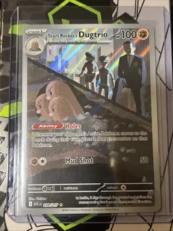 Team Rocket's Dugtrio 239/217 Pokemon TCG Ascended Heroes Illustration Rare - Image 1