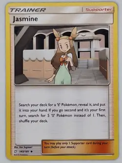 Jasmine 145/181 Pokemon - Sun & Moon Team Up MP - Image 1