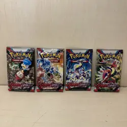 Pokemon TCG Scarlet & Violet Booster Packs Set Of 4 fast ship - Image 1