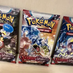 Pokemon TCG Scarlet & Violet Booster Packs Set Of 4 fast ship - Image 3