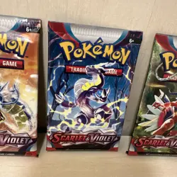 Pokemon TCG Scarlet & Violet Booster Packs Set Of 4 fast ship - Image 4