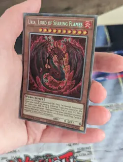 Yugioh Uria, Lord of Searing Flames-MZMU-EN000-Starlight Rare 1st Edition Yugioh - Image 5